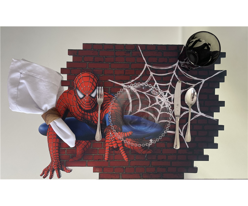 Jogo Americano em tecido - Homem Aranha